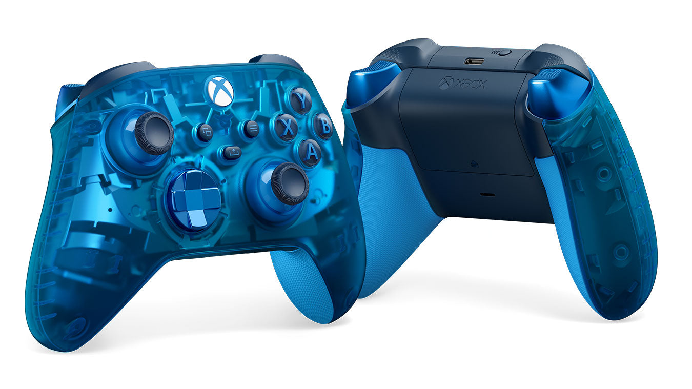 Microsoft - Xbox Wireless Controller for Xbox Series X, Xbox Series S, Xbox One, Windows Devices - Sky Cipher Special Edition - T