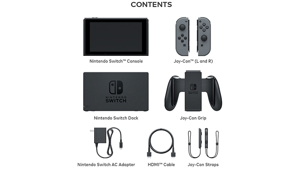 Nintendo Switch™ - Gray + Gray Joy-Con - REFURBISHED - T