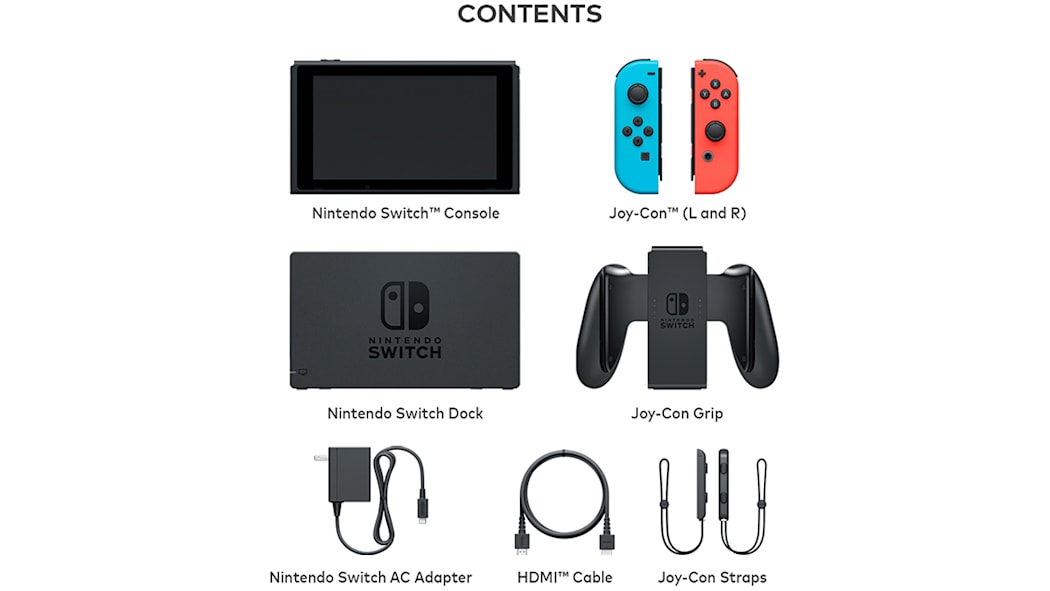 Nintendo Switch™ - Neon Blue + Neon Red Joy-Con - REFURBISHED - T