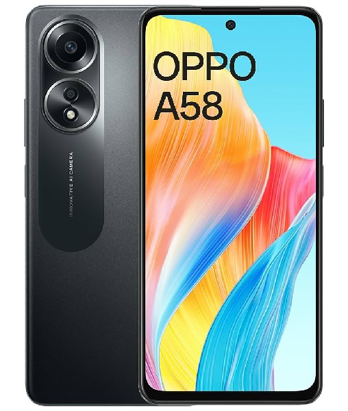 A58 Dual SIM 128GB 6GB RAM 6.56 ???? Glowing Black - T