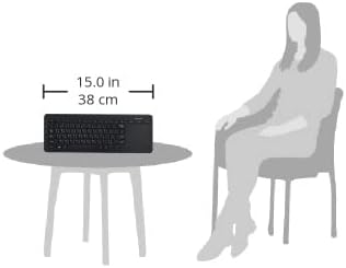 Microsoft N9Z-00019 Microsoft Wireless All -in-one Media Keyboard Black (Arabic Keyboard) - T
