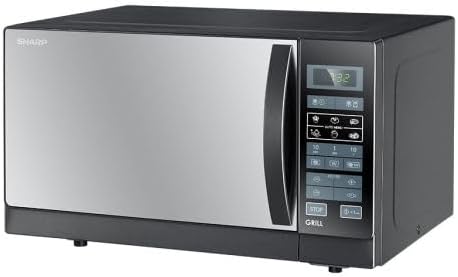 SHARP Microwave Grill 25 Liter - 900 Watt - 6 Menus Black R-750MR(K) - T