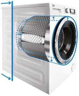 BEKO WASHING MACHINE FULL AUTOMATIC DIGITAL 10 KG 1400 RPM WITH STEAM WTE 10736 CHT - T