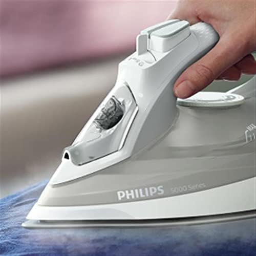 Philips Steam Iron 5000 Series - 40 g/min continuous steam, 160 g steam boost, SteamGlide Plus, Vertical steaming for hanging fabrics - DST5010/10 - T