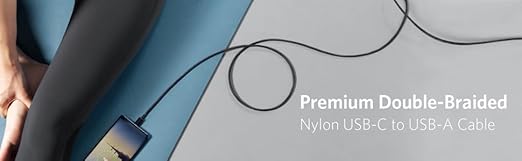 Anker 333 USB-C to USB-C Cable 6 fT USB C Charger Cable for I phone 15, MacBook Pro 2020, iPad Pro 2020, Switch, Samsung Galaxy S20 Plus S9 S8 Plus - T