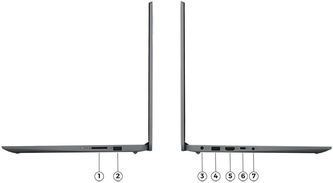 Lenovo IdeaPad 1, CPU: AMD Ryzen™ 3 7320U, 4GB Soldered LPDDR5-5500, Display: 15.6" HD (1366x768) TN 220nits Anti-glare, 256GB SSD, Windows® 11 Home(82VG00DPED) 2 Years Local Warranty by Lenovo - T