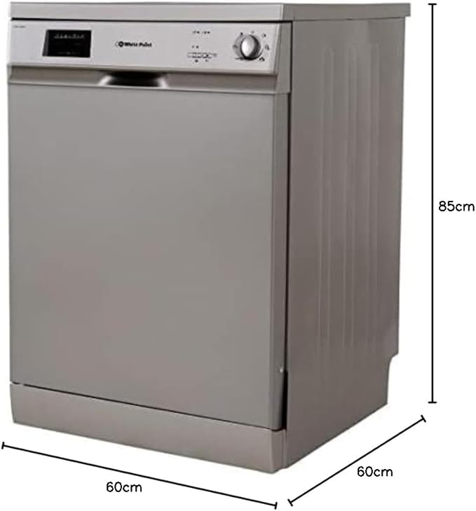 White Point Freestanding Dishwasher, 13 Persons, 6 Programs, Silver- WPD 136 HDS - Dishwashers - Large Home Appliances - T