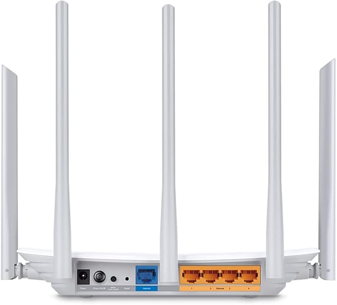 TP LINK AC1350 Wireless Dual Band Router Archer C60, One Size - T