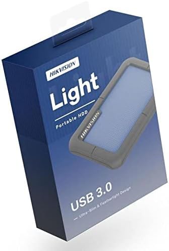 Hikvision 1TB USB 3.0 External Hard Disk Drive With Rubber - Blue - T30/1TB - T