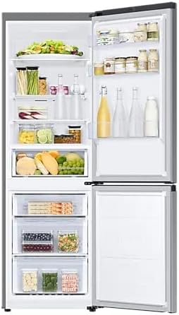 Samsung RB34T671FS9 No Frost 344 Liters - 13 Cubic Feet Refrigerator with Freezer on Bottom, Silver- (local warranty) - T