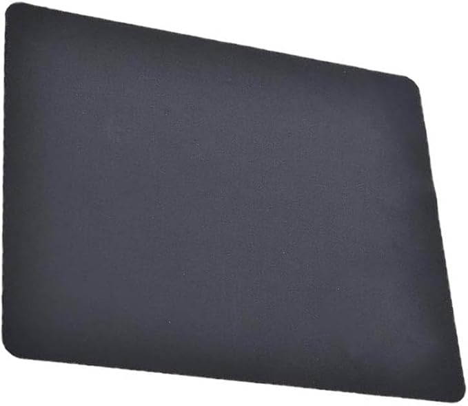 ITNRSIIET Mouse Pad with Stitched Edge, Premium-Textured Square Mouse Mat,Washable Mousepads with Lycra Cloth, Non-Slip Rubber Base Mousepad for Laptop, Computer, PC, 10.2×8.3×0.12 inches Black - T