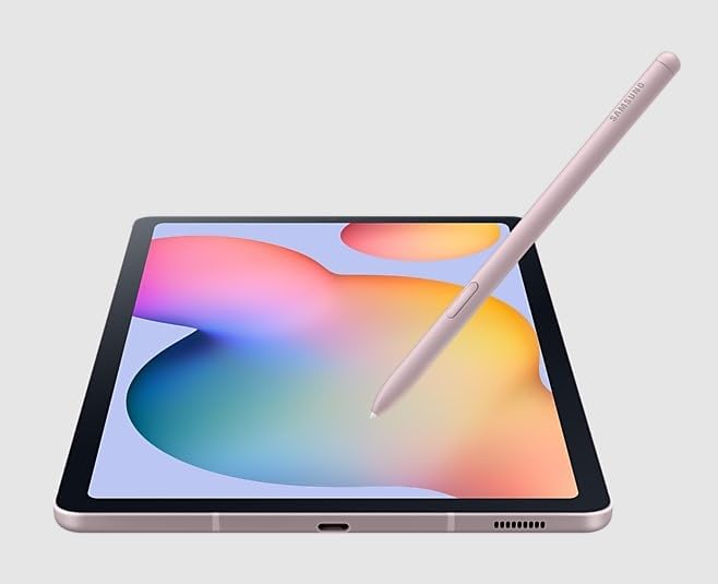 Samsung Galaxy Tab S6 Lite 1.8GHz Octa-Core Processor 128GB Storage 4GB RAM Wi-Fi S Pen 10.4-Inch FHD Display Android Tablet, Pink - T