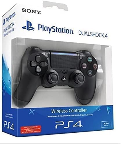 PS4 Controller, USB - PS4 DualShock 4 Wireless Controller - Black - T