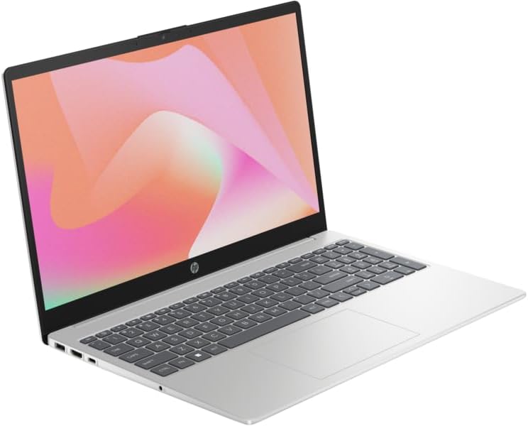 HP Laptop 15-fd0033ne - Intel Core i3-1315U 13th Generation, 4GB RAM, 256GB SSD, Integrated, Intel UHD Graphics, 15.6" FHD (1920 x 1080) anti-glare 250 nits, DOS - natural silver - T