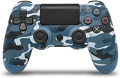 Wireless Controller for PS4, Game Controller Joystick for PlayStation 4 , Camouflage Blue - T