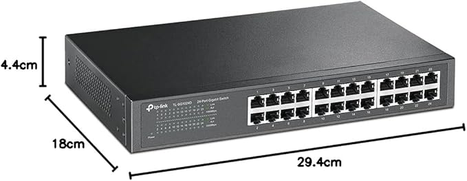 TP-Link TL-SG1024D 24-Port Gigabit Desktop/Rackmount Switch - T