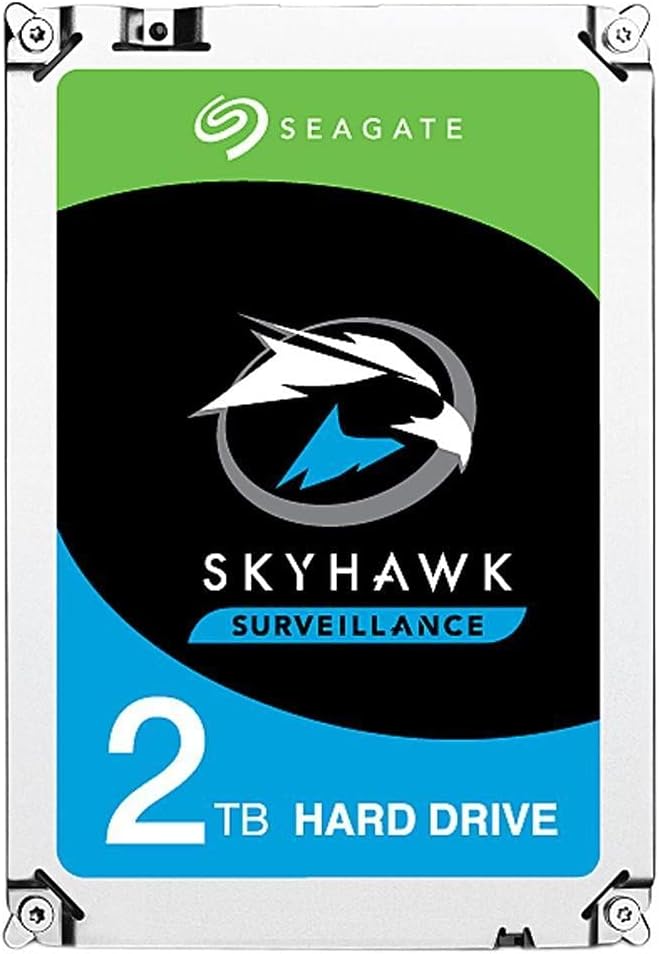 Seagate - Skyhawk Surveillance Hdd 2tb Internal Sata Hard Drive For Desktops - T