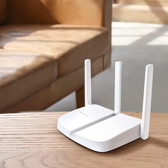 MERCUSYS 300 Mbps Wireless N Router with three 5dBi antennas, MW306R - T