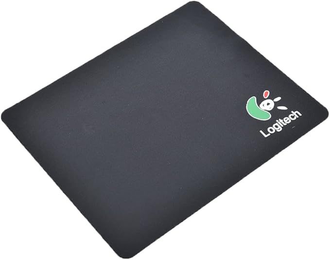 Generic Rubber Small Square Mousepad With Plain Design For Pc 20x18 CM - Black - T