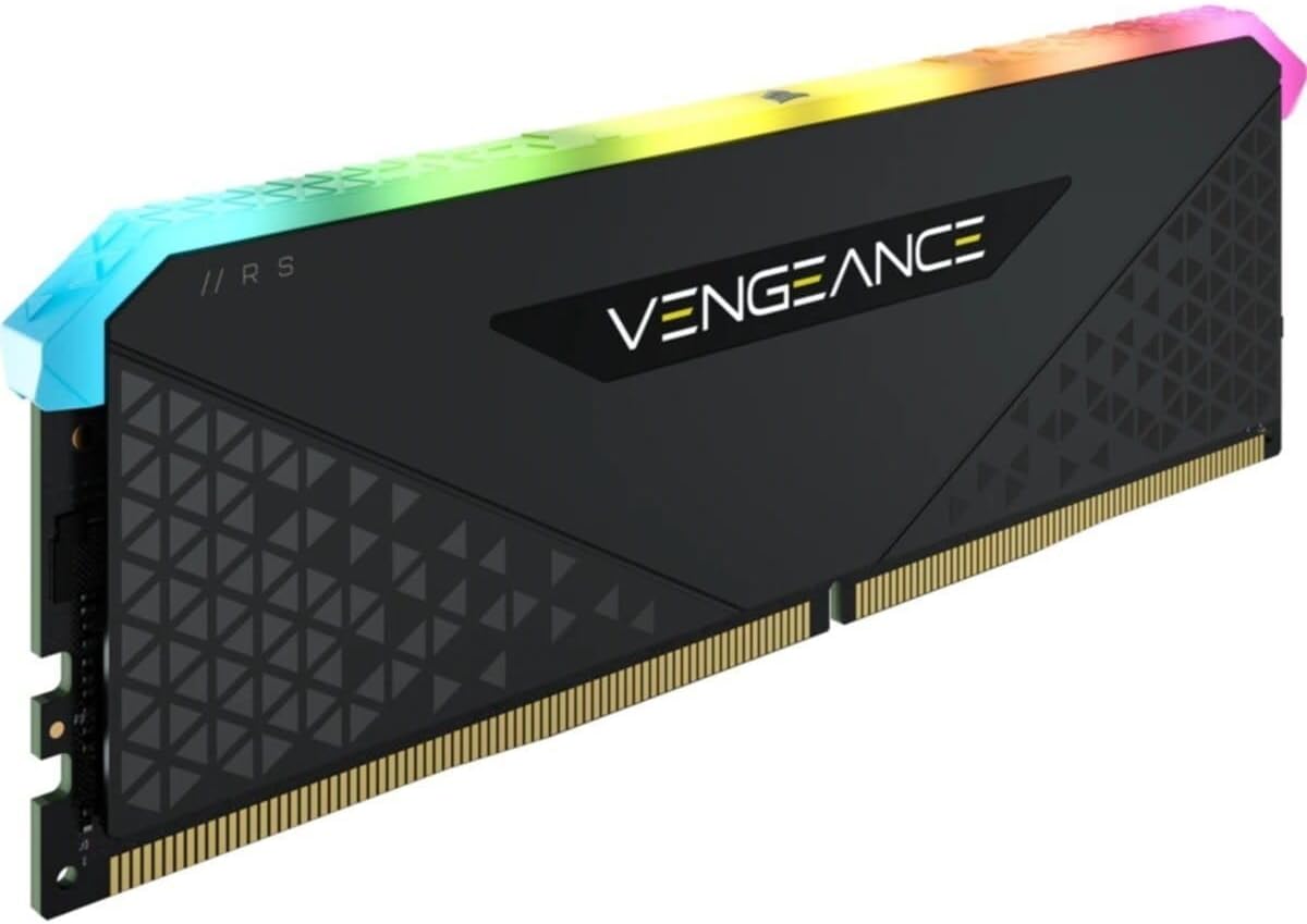 CORSAIR Vengeance RGB RS 16GB (1x16GB) DDR4 3200 (PC4-25600) C16 Desktop Memory - T