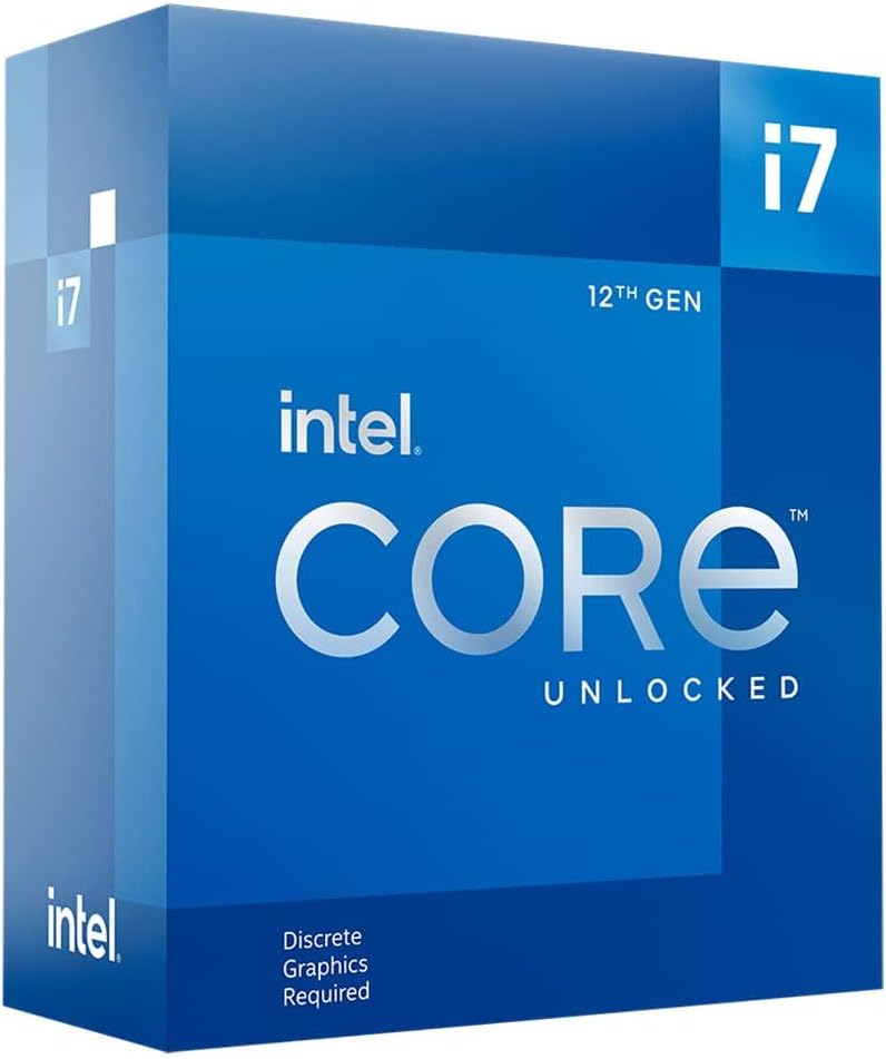 Intel Core i7-12700KF Desktop Processor 12 (8P+4E) Cores up to 5.0 GHz Unlocked LGA1700 600 Series Chipset 125W - T