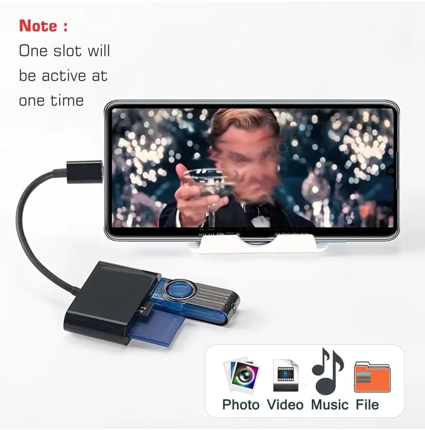 3 In 1 TF SD Memory Card Reader Type-C OTG Adapter Data Transmission For Macbook Huawei Samsung Xiaomi Type C Card Reader - T