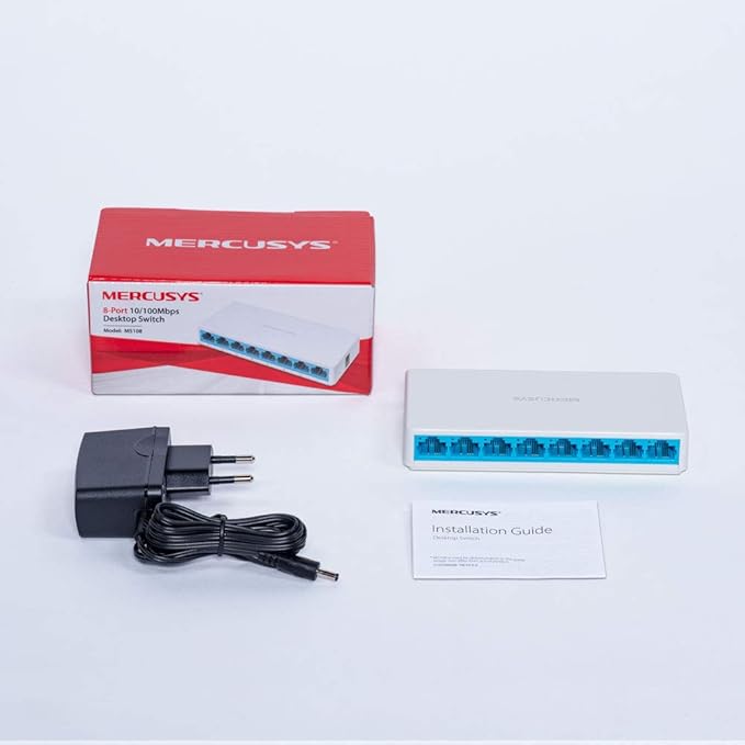 Mercusys MS108 10/100Mbps 8-Port Desktop Switch - T