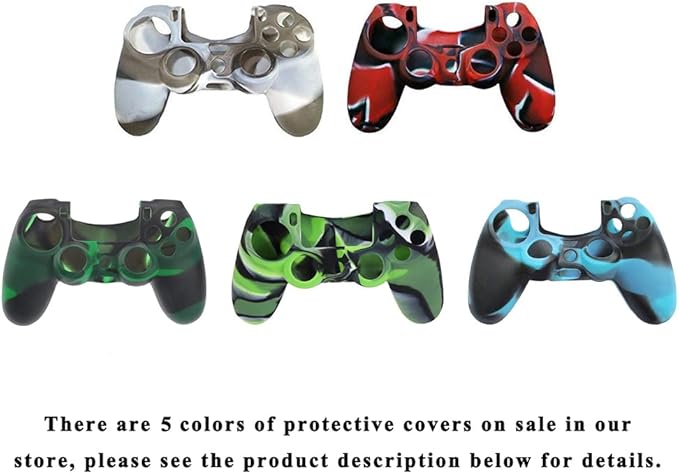 OSTENT Protective Silicone Gel Soft Case Cover Pouch Sleeve for Sony PlayStation 4 PS4 Controller Color Light Green - T