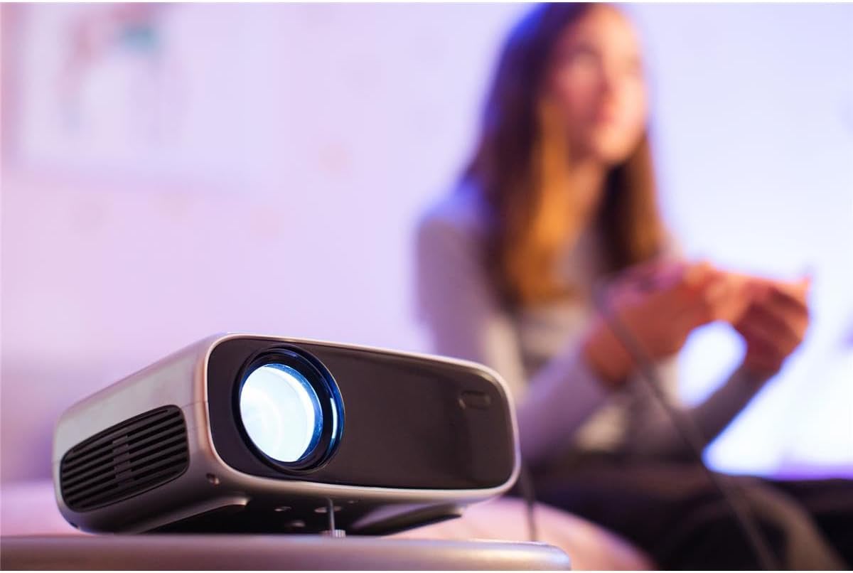 Philips projector NeoPix Easy 2+, True HD projector with Integrated Media Player - T