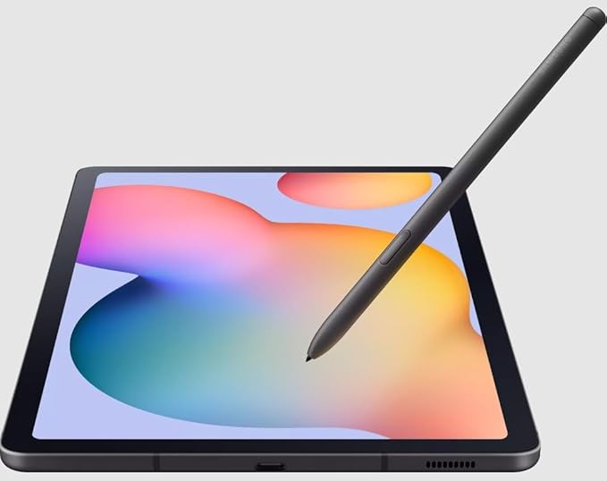 Samsung Galaxy Tab S6 Lite 1.8GHz Octa-Core Processor 128GB Storage 4GB RAM Wi-Fi S Pen 10.4-Inch FHD Display Android Tablet, Grey - T