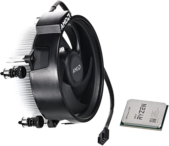 AMD Ryzen 5 4500 Desktop Processor 6 core/12 thread, 11 MB cache, up to 4.1 GHz max boost, black - T