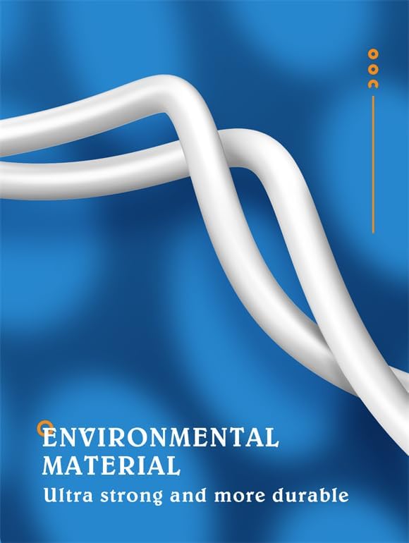 LDNIO LS572 Micro 2.1A Fast charging Data Cable 2M Length - White-Green - T