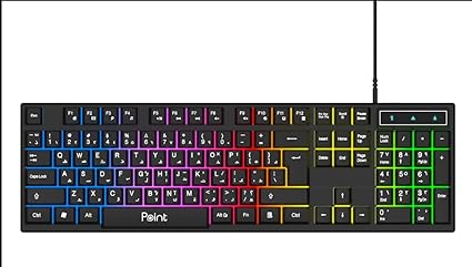 USB KEYBOARD RGB PT-203 POINT - T