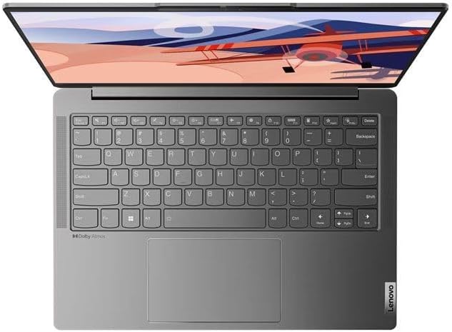 Lenovo Yoga Slim 6, Intel Core i7-1260P,16GB Soldered LPDDR5-4800, 14" 2.2K (2240x1400) IPS 300nits Anti-glare, 100% sRGB, 60Hz, 1TB SSD,Windows 11 Home (82WU0067ED) 2 Years Local Warranty by Lenovo - T