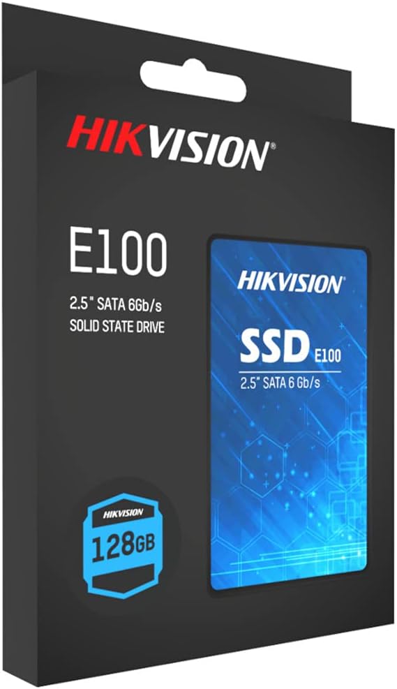 Hikvision E100 Internal SSD Hard Disc for Laptops, SATA 3, 128 GB - T