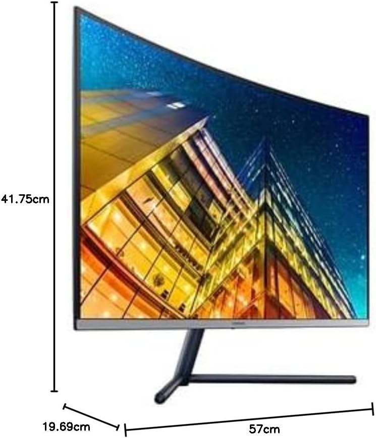 Samsung 32-Inch 4K UHD Curved Monitor with 1 Billion Shades, 4ms GtG, 60hz Refresh Rate, Local Warranty - T