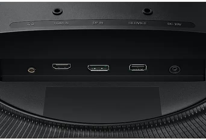 Samsung 27-Inch G55C Odyssey QHD 2K Curved Gaming Monitor, HRDR 10, VA Panel, 1ms MPRT, 144hz with Game Mode, Supports AMD FreeSync, HDMI and DisplayPort, Local Warranty - T