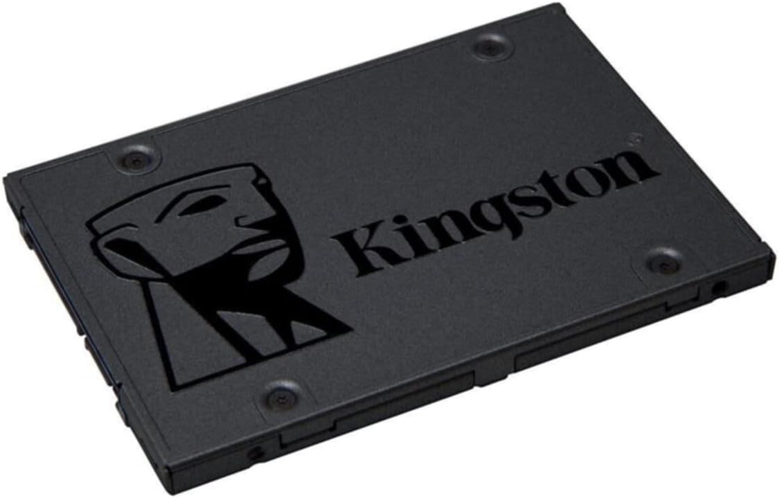 Kingston A400 SATA SSD Solid State Drive 2.5 Inch Sata 3-480 GB, SA400S37/480G, Black - T