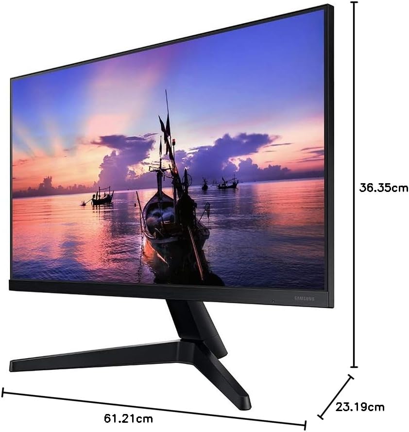 SAMSUNG T350 Series 27in Full HD 1080P PC Monitor, 75Hz, IPS Panel, HDA, VGA D-Sub, HDMI, 3D Sided No Edges, Free Sync LF27T350FHNXZA - T