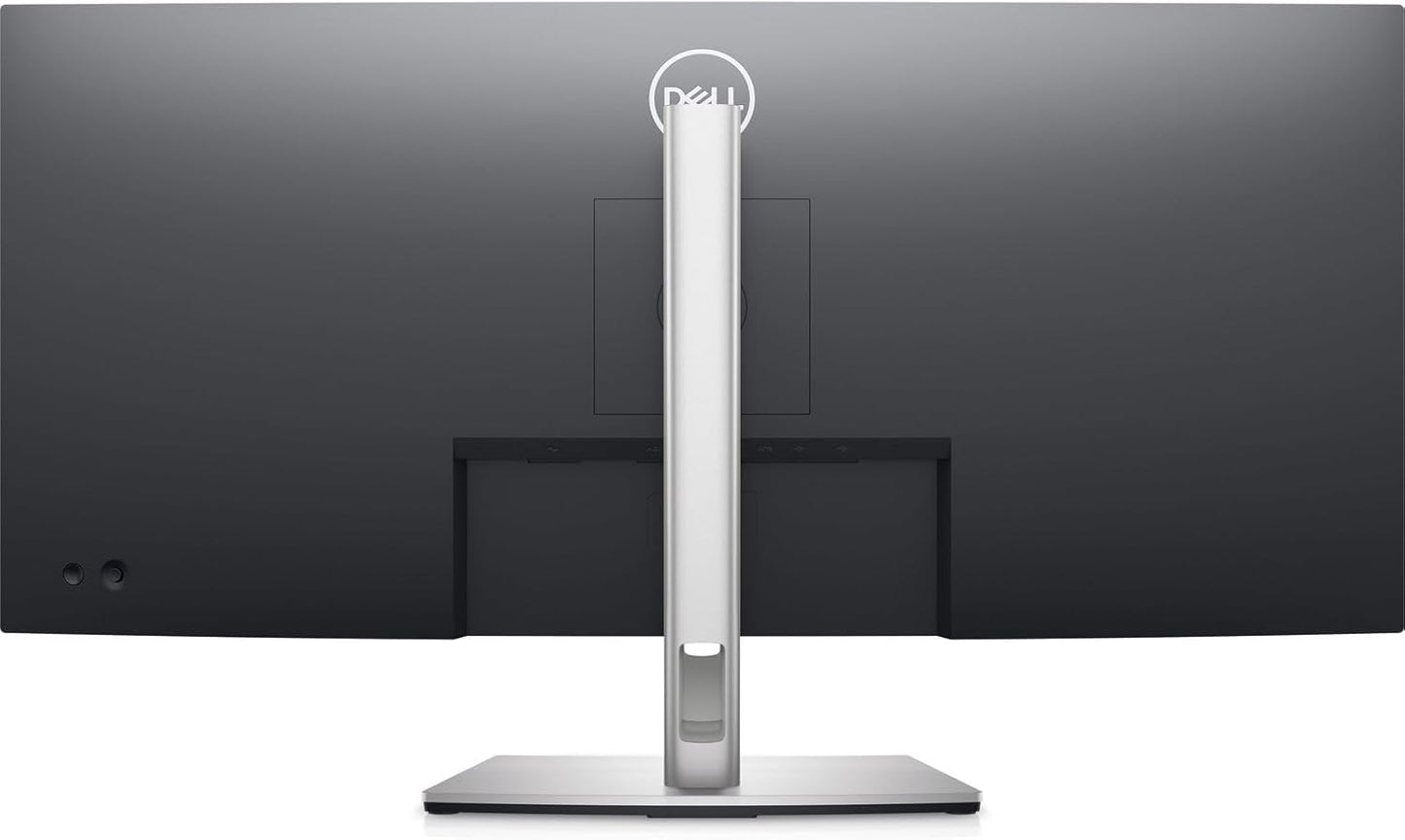 Dell P3424WE USB-C 34" WQHD (3440x1440) 21:9 3800R Curved PC Monitor, 60Hz, IPS, 5ms, 99% sRGB, USB-C, DisplayPort, HDMI, 5x USB, RJ45, 3 year warranty, Black - T