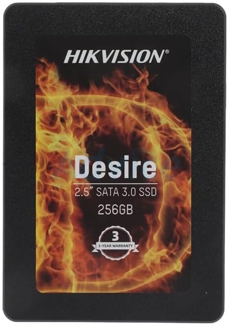 Hikvision Desire Sata 3.0 2.5-Inch SSD, 256 GB Storage Capacity - T