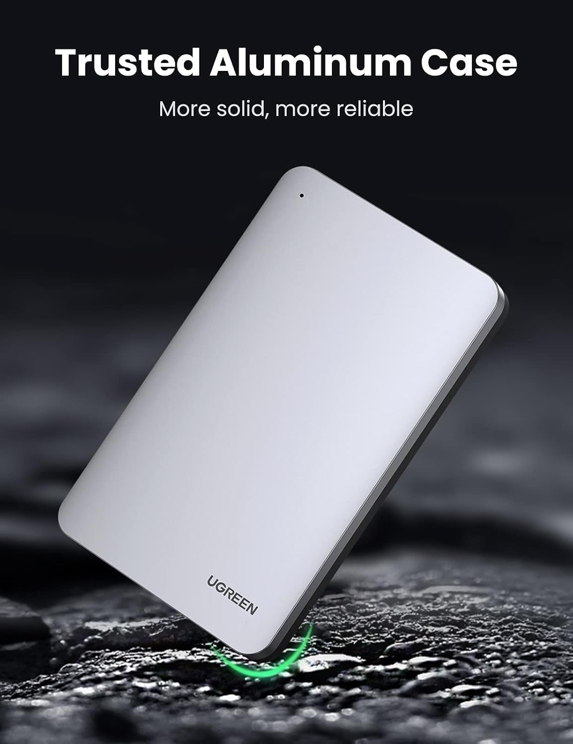 Ugreen USB-C 3.1 Gen2 2.5 Inch Hard Drive Enclosure (70499) - T