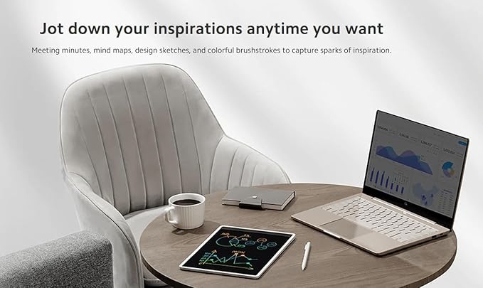 Xiaomi LCD Writing Tablet 13.5" (Color Edition) Vibrant brushstrokes | One-tap clear screen | Magnetic pen | Lightweight and portable | Dust-free and ink-free | Long battery life - T
