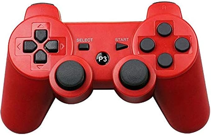 Wireless Bluetooth Controller for Sony PS3 (Red) - T