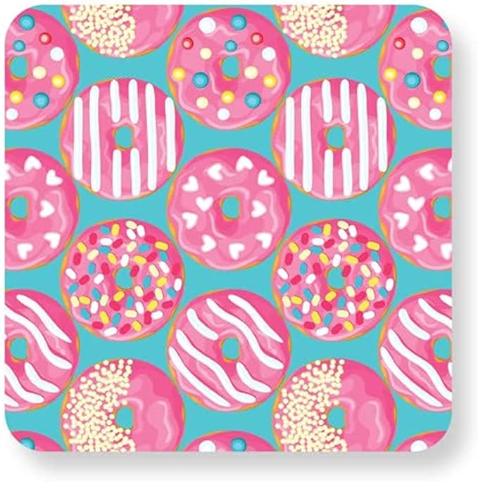 Pix Pink donuts Rubber full design mousepad for laptop and computer case - T