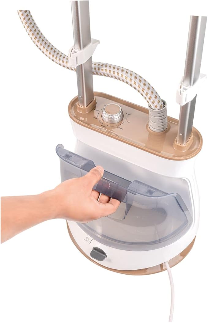 BLACK+DECKER Twin Pole Garment Steamer, 2400W, White - GST2400-B5 - (International warranty) - T