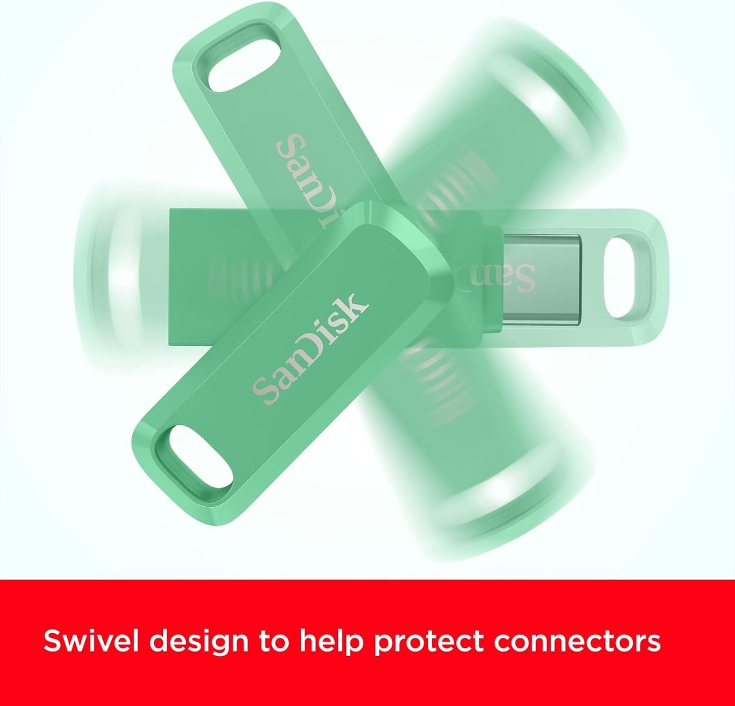 SanDisk Ultra Dual Drive Go USB Type- C, Absinthe Green, Global, 400MB/s 128GB - T