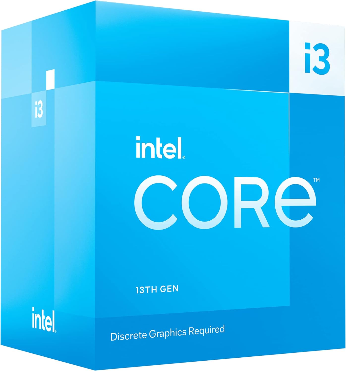 Intel i3-13100F Desktop Processor - 4 Cores, 12MB Cache, up to 4.5 GHz - T