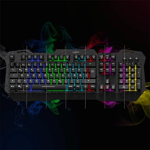 uRage Exodus 450 Mechanical Gaming Keyboard - PC Gaming Keyboard and Backlit Keyboard For Gaming - T