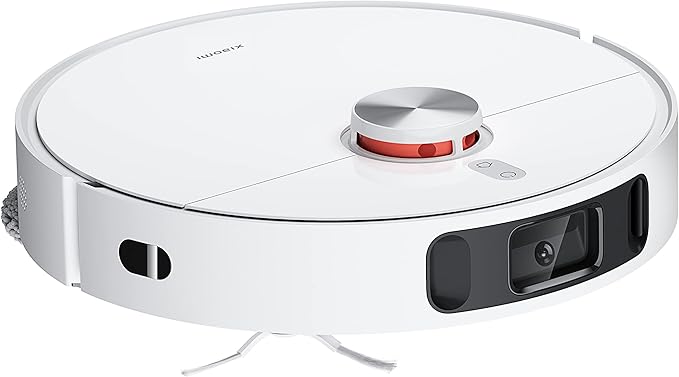Xiaomi Robot Vacuum X10+ with Smart Cleaning all-in-one Station| S-Cross AI™ Advanced 3D obstacle recognition| 4000Pa powerful Suction high speed rotation, 3 water volume settings | - White - T